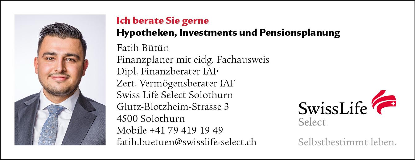Fatih Bütün, Swiss Life